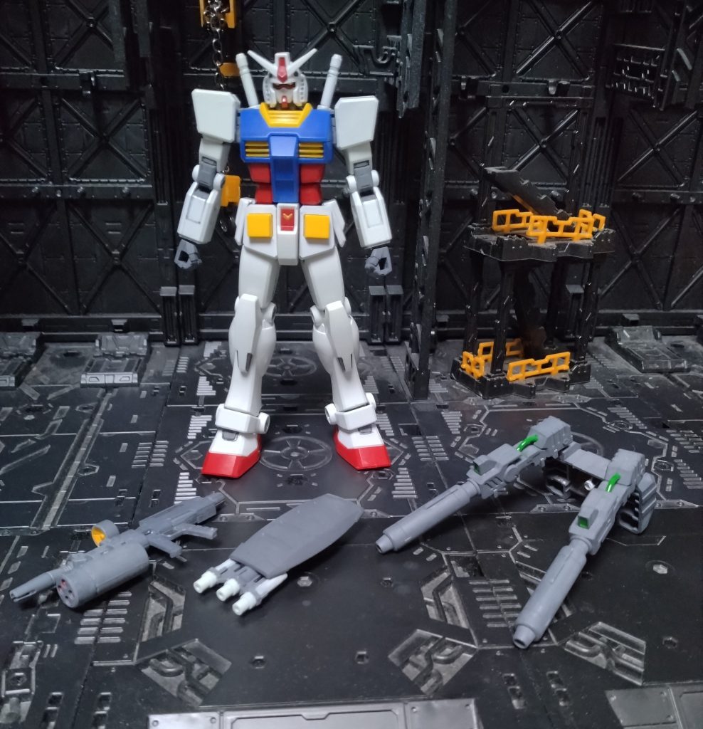 今回はガンダムエースの付録組んだので😆😆EGガンダムでテスト実験です🧐🧐(笑)