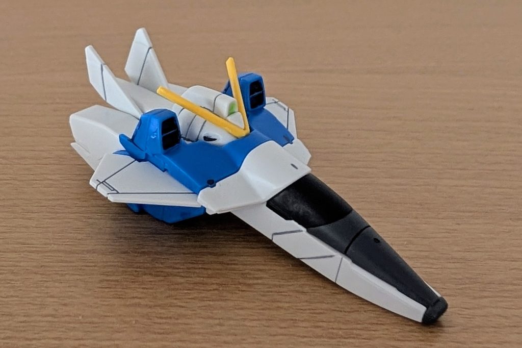 HGにはコアファイターがついてくるのも良いですね！コアファイターの中では一番デザインが好きかも！