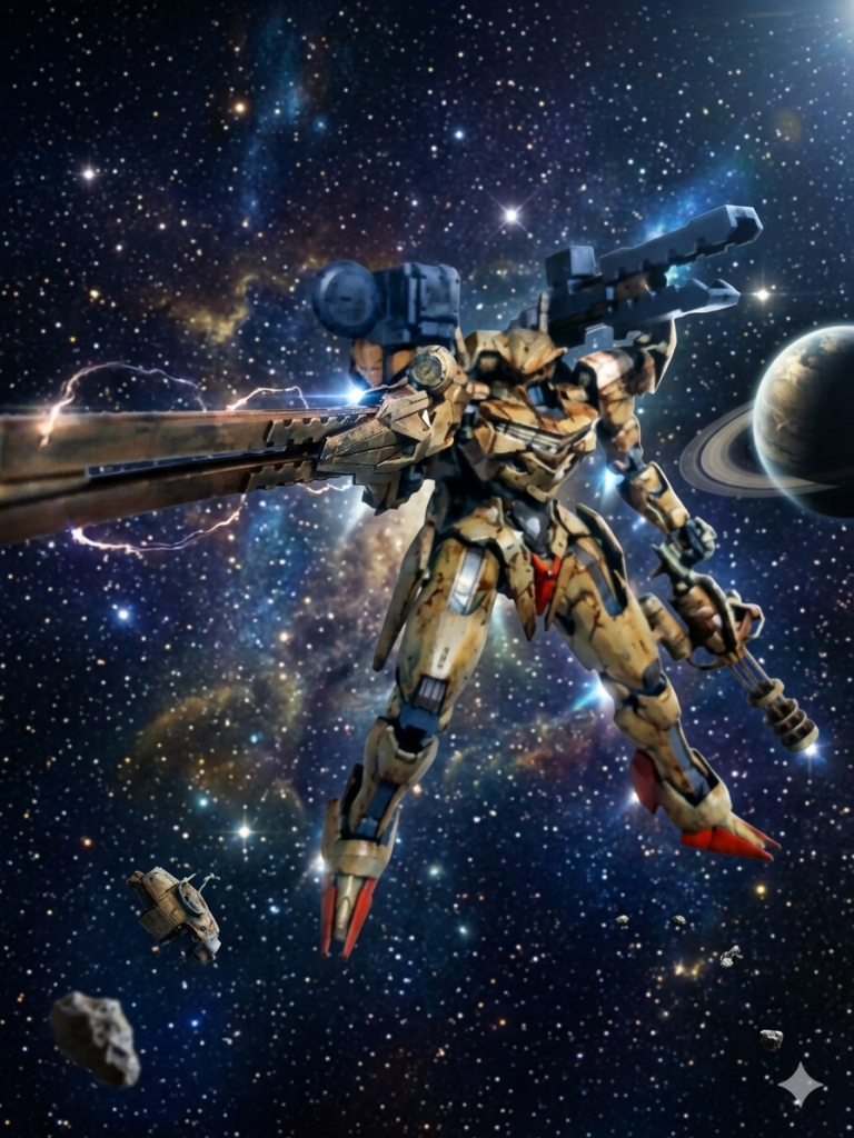 1/100フルメカニクスってHGなの？カテゴリーが解りません‼️昨年も今年もガンプラで欲しいものがないんですよねフルメカニクスでガデッサ出ないかな〜来年はダブルオー20周年‼️なんか欲しいもの出してくれるでしょう