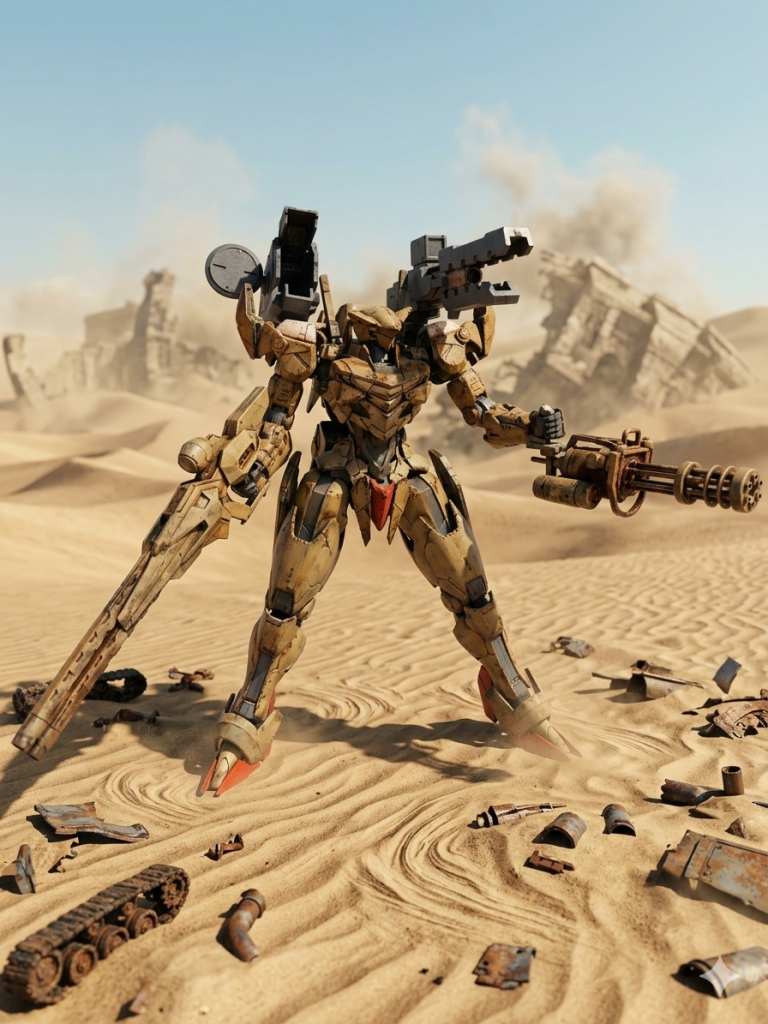 頭が好みではなかったのでフレームアームズ、スティレットの頭をお湯まるで複製したパテ製(タミヤ製)です。