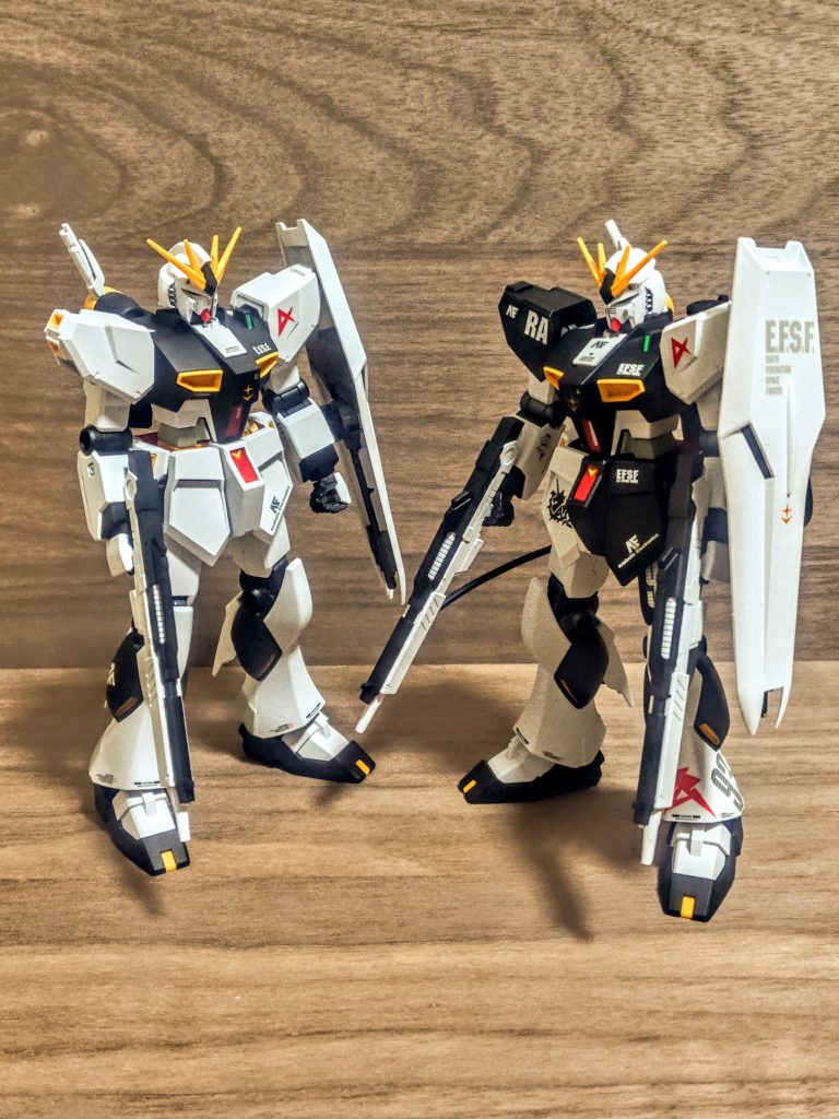 結構イメチェン出来るもんですね。そして最近デカールの貼る量が減ってる（笑）。これが進歩なのか退化なのか、好みが変わってきたのか、こういうシンプル系に今はハマってるんですかね。組んで行って結果的にこうなって止まっているっていうところなので、我ながら自分の事なのにわからない。あの貼り過ぎてるやつも大好きなんですよね。どっちも良いので、これは気分次第かな。