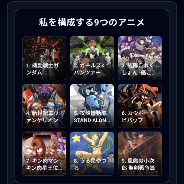 私を構成する9つのアニメ2