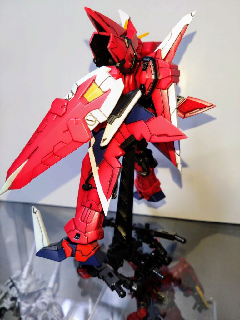 Gフレーム イージスガンダム–9枚目/制作者:基本筆塗り部分塗装仕様