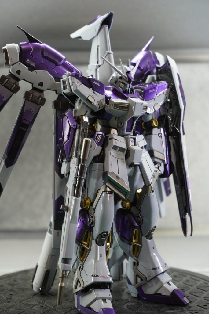 RG Hi-νガンダム　チタニウムフィニッシュ風–4枚目/制作者：@tanaks3183