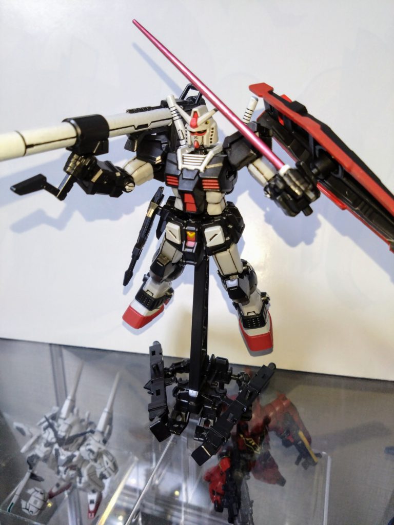 Gフレーム　プロトタイプガンダム–2枚目/制作者：基本筆塗り部分塗装仕様