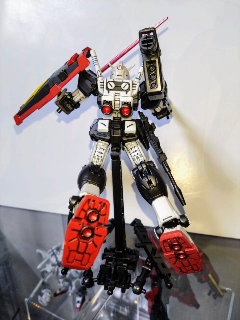 Gフレーム　プロトタイプガンダム–3枚目/制作者：基本筆塗り部分塗装仕様