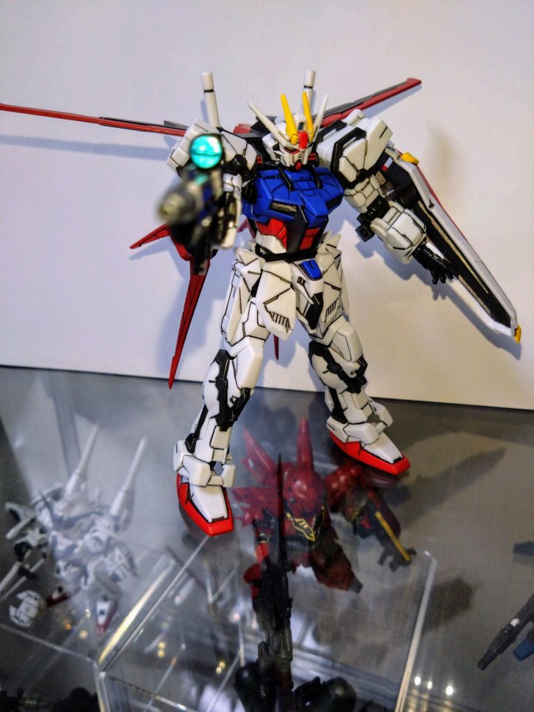 Gフレーム エールストライクガンダム–4枚目/制作者:基本筆塗り部分塗装仕様