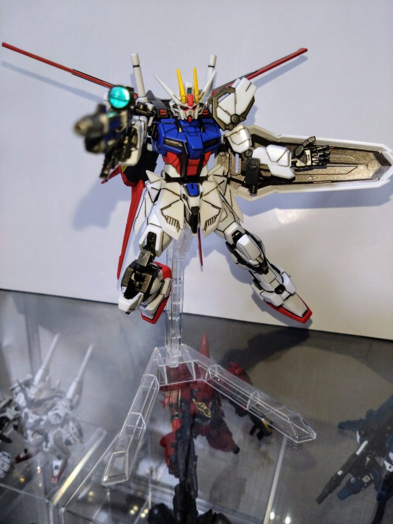 Gフレーム エールストライクガンダム–8枚目/制作者:基本筆塗り部分塗装仕様