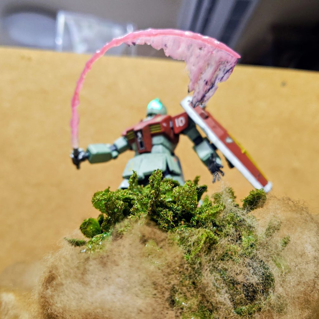 下からのアングル