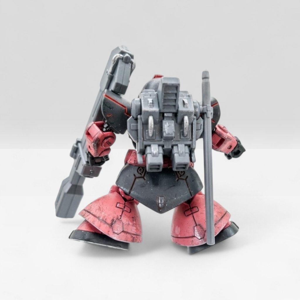 ゲルググEXパーツの高機動型パックパックを装備。ブンドドが楽しい。