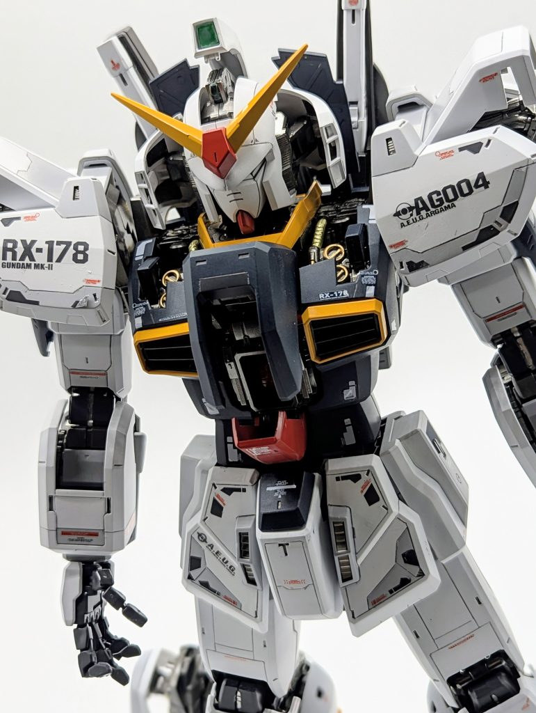 PGガンダムMark2改修塗装完成品–8枚目/制作者：kenshira0123