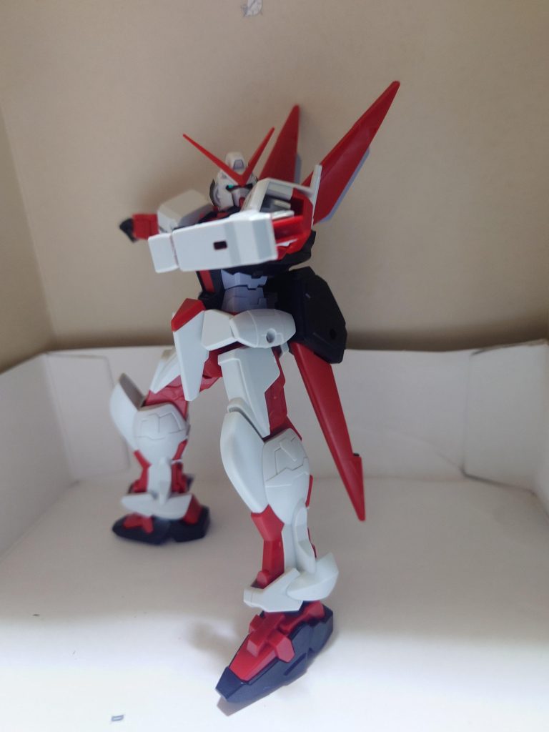 テスト中のポージング