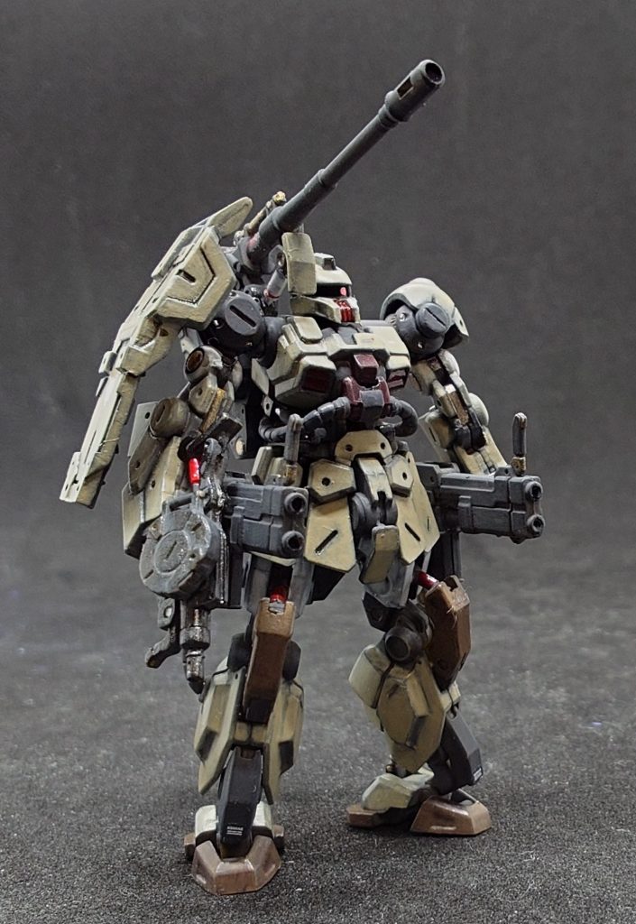 銃口はアクリルガッシュの暗黒ブラックを塗りました。