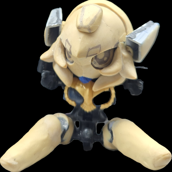 クレオパトラキュベレイが手に入ったので過去に投稿した侍従騎士ウーンドウォートをまた作ろうと思いますウーンドウォート味を少しでも出す為に今回は本家の設定どおりバルカンポッドをメイドカチューシャに着けたりしてみます（4枚目）