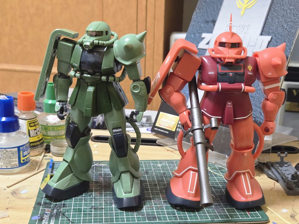 途中にMSVキットも挟むんでしょうが…こりゃもう別物ですね💦