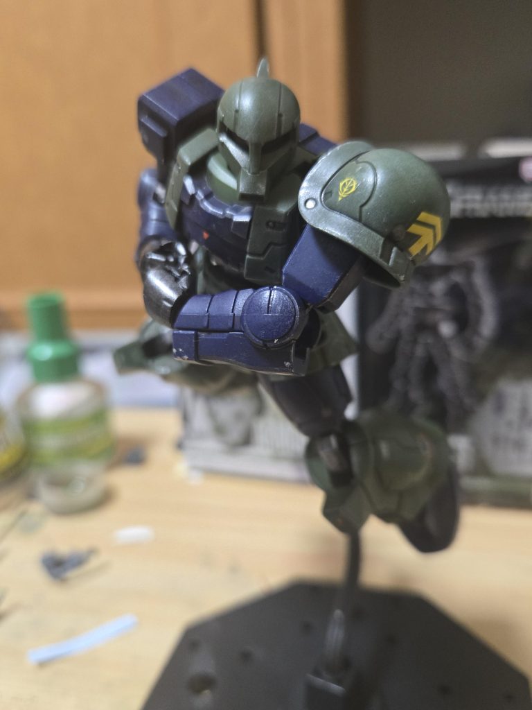 旧ザクと言えば…のショルダータックル