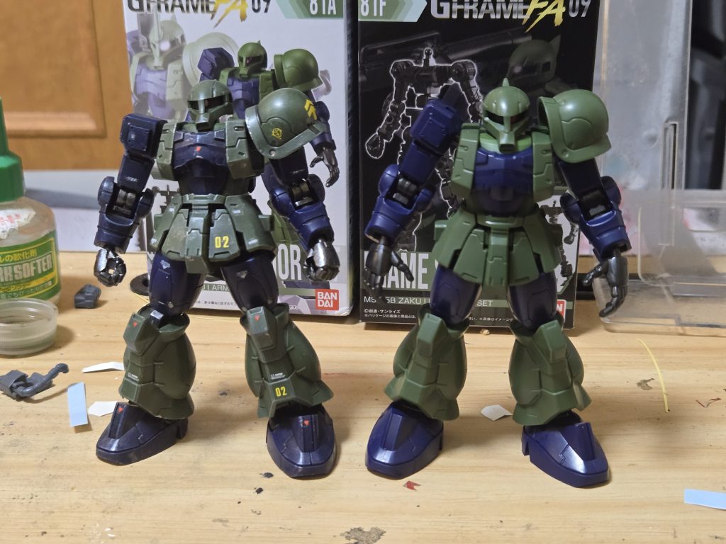 リアルタッチマーカーとウェザリング少々、デカール貼ってつや消しトップコートで完成✨