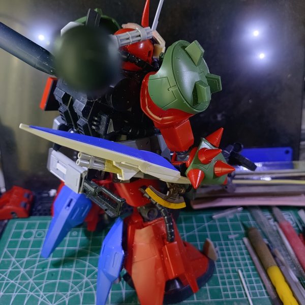 そろそろ塗るかなぁ···久々のMGでっかくていつもの丸洗いが出来ないだとぅ！？（6枚目）