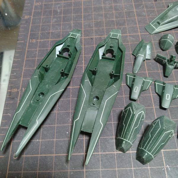 取り敢えず！半分くらい入れようと思ってるスジ彫りが終わったので！途中経過のアップです!😄（2枚目）