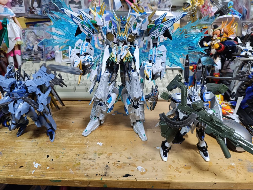 合体マスターオブドラゴンナイト！　そして大和と不知火と並べるとすごい大きさw