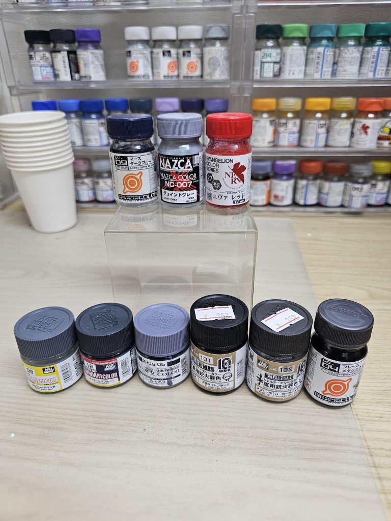 今回使った塗料達