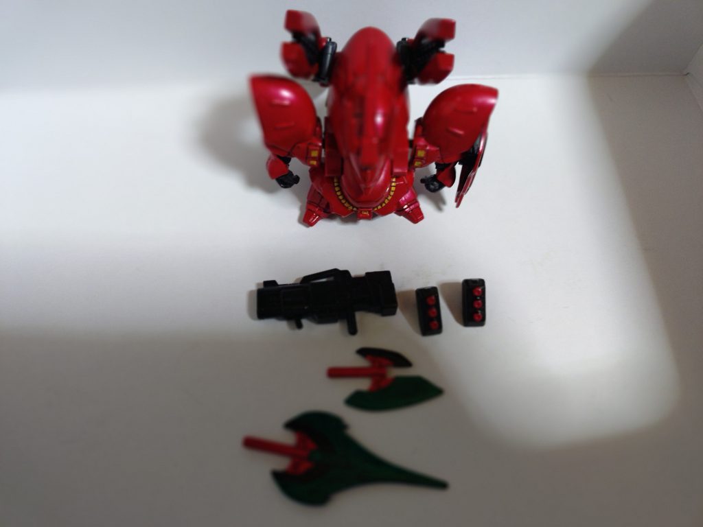 写真がボケてしまいましたがビームトマホークも塗りました