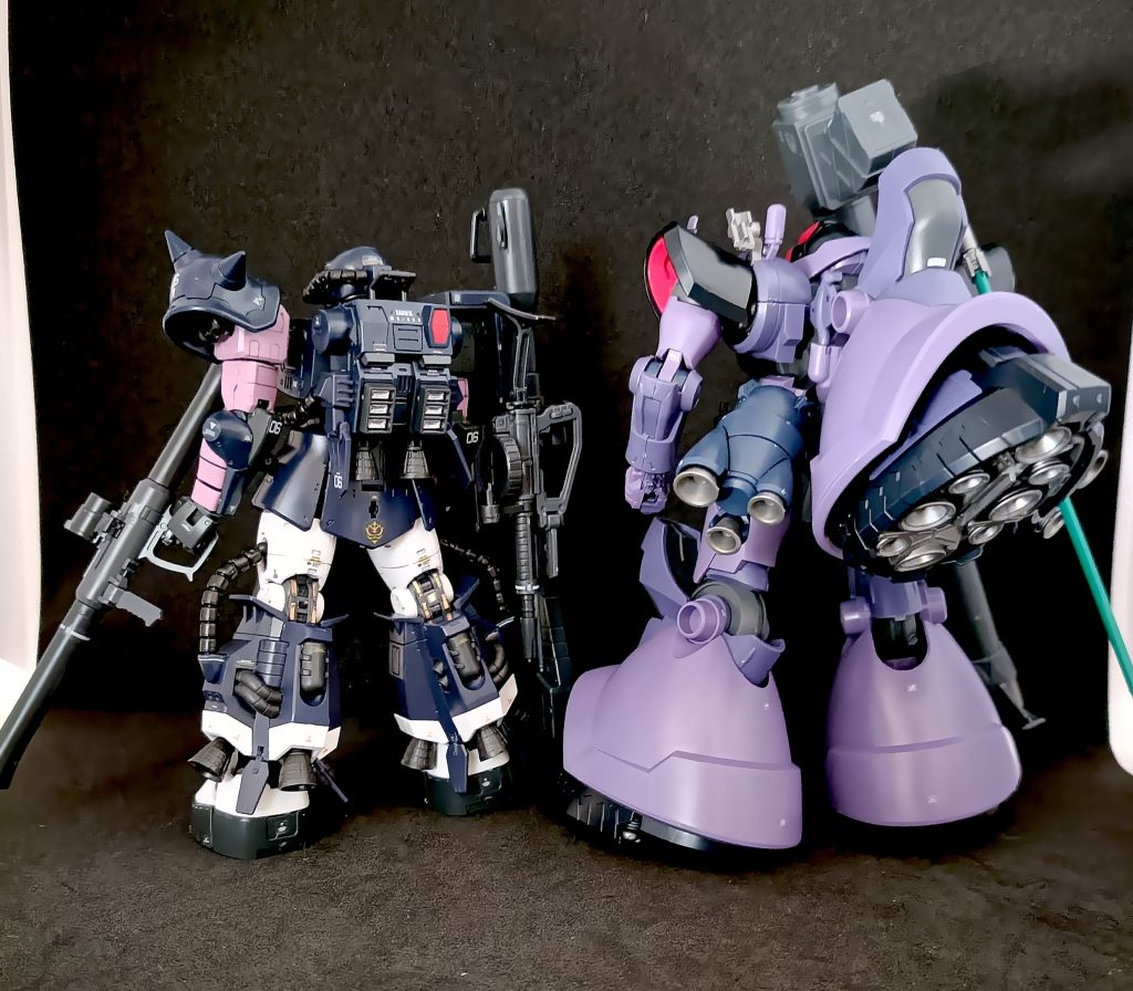 ベリーナイスバックショット✨どちらも高速移動が得意な機体なのでこの組み合わせは有りかもですね。どちらも素敵✨