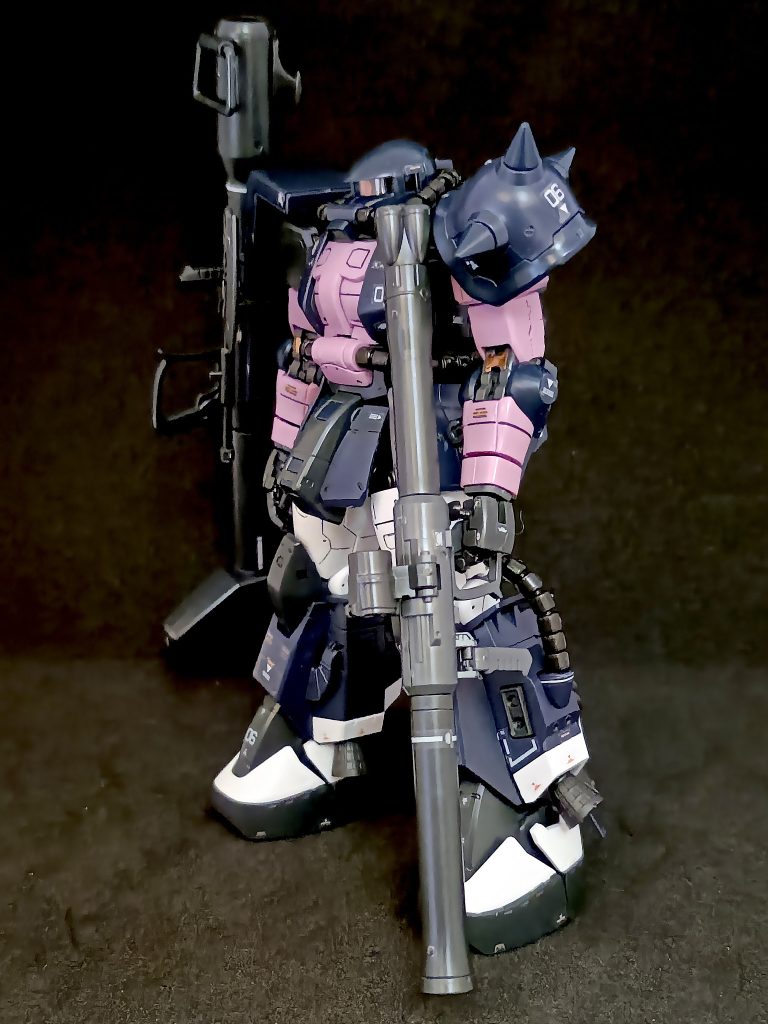 RG黒い三連星ザクⅡ完成しました–6枚目/制作者：@gunpla_U