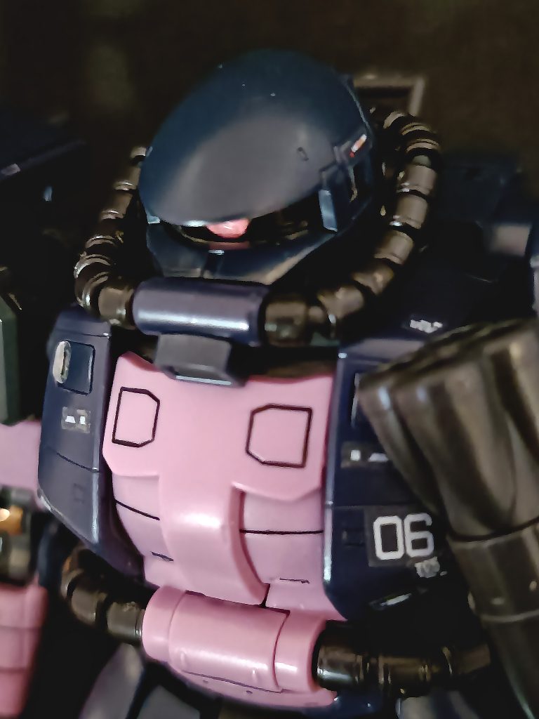 RG黒い三連星ザクⅡ完成しました–4枚目/制作者：@gunpla_U