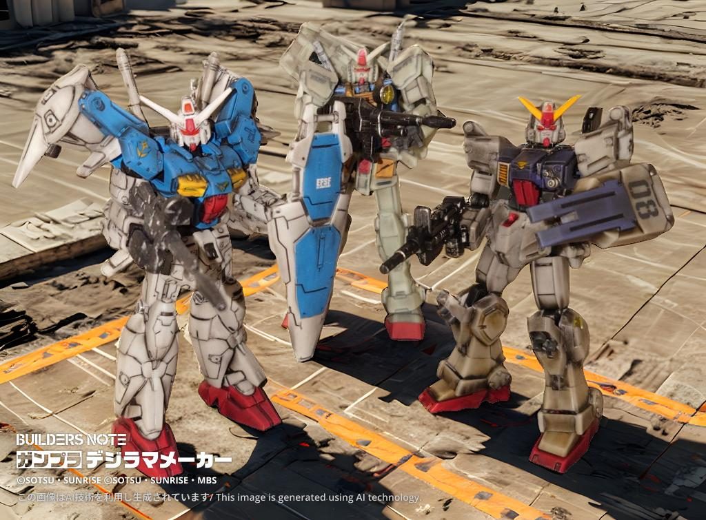 作品名：屹立するガンダム達（Gフレーム）<p>&nbsp;手元にあるGフレーム・GフレームFAのガンダムを集めてみました 　RX-78-2と陸戦型ガンダムはFA、フルバーニアンは無印　まだ未組立のゼータも手元にあるので、今年中に組みたいですね 　宇宙世紀のガンダムで [&hellip;]</p>
