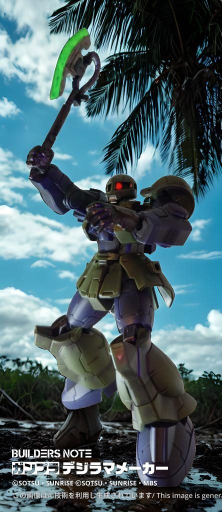 モノアイもヒートホークもuvライトで光ります ヒートホークは三度塗りなので、熱を帯びているように見えなくはない…個人の感想です 笑