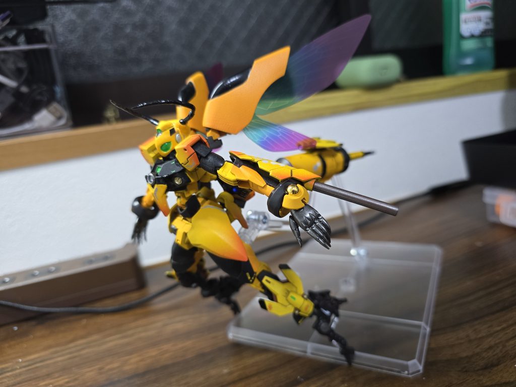 作品名：完成…<p>ひとまず完成しました… 今回塗装の際に黄色がちょっと塗り重ねると色味が変わったり、雑なところが沢山あって途中で萎えてしまったりと、あれな所もありましたが完成形まで持ってけたのでOKということで… あとは撮影会して、名前を [&hellip;]</p>
