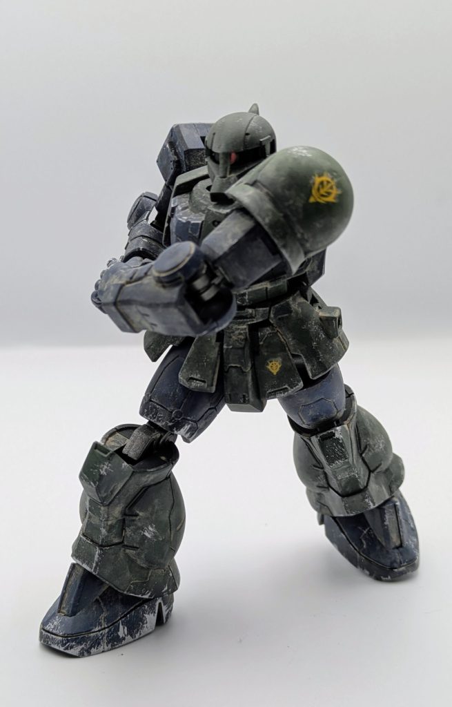 ザクⅠといばこのシーン。「間合いが甘いわ！」