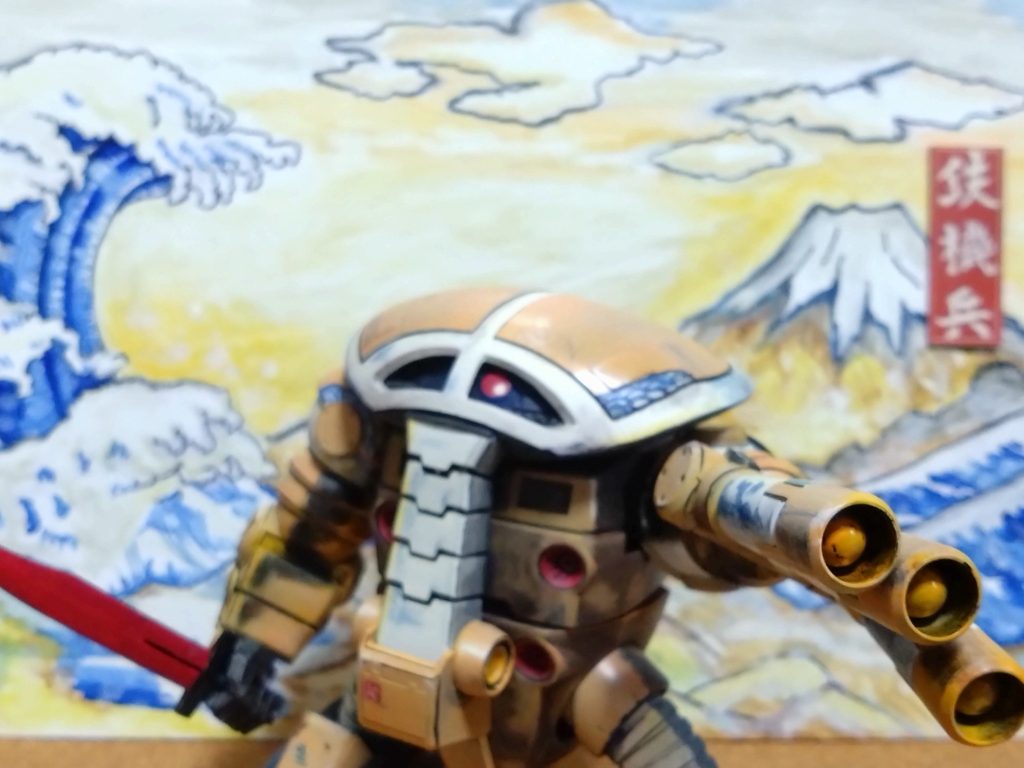 ちょっとポージング。