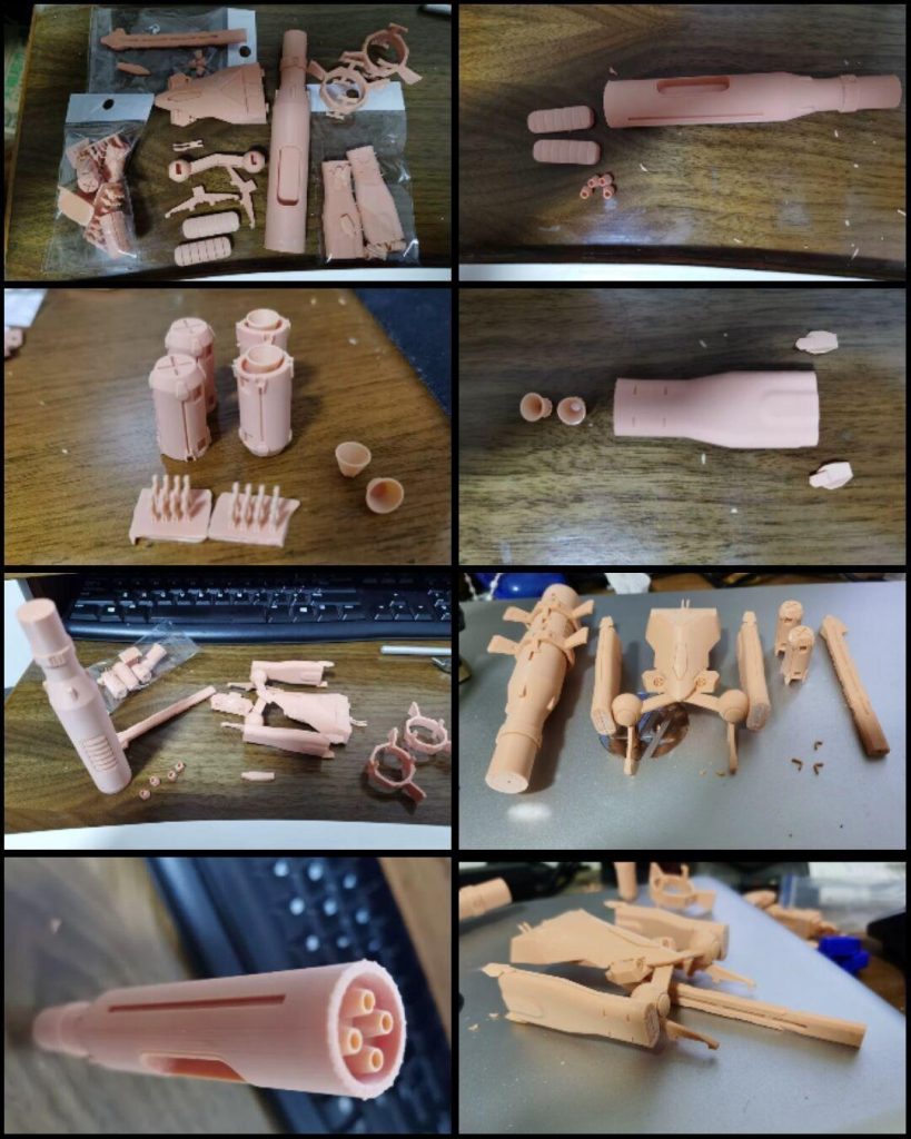 3DP•1/144•メビウス(核誘道弾搭載)–9枚目/制作者：risuisei