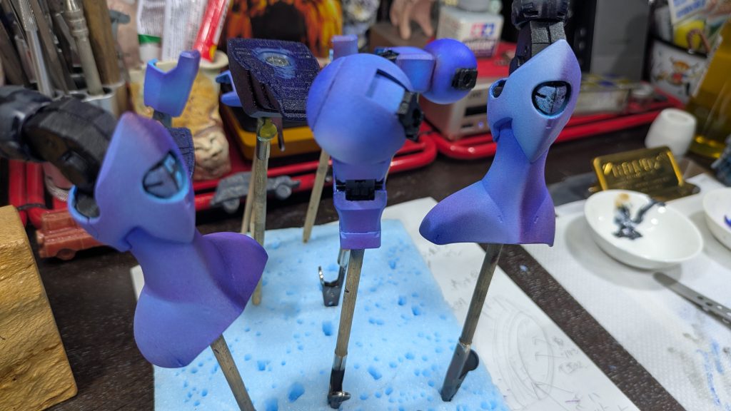 MGギャン  油絵具で筆塗りしてます–5枚目/制作者：えす