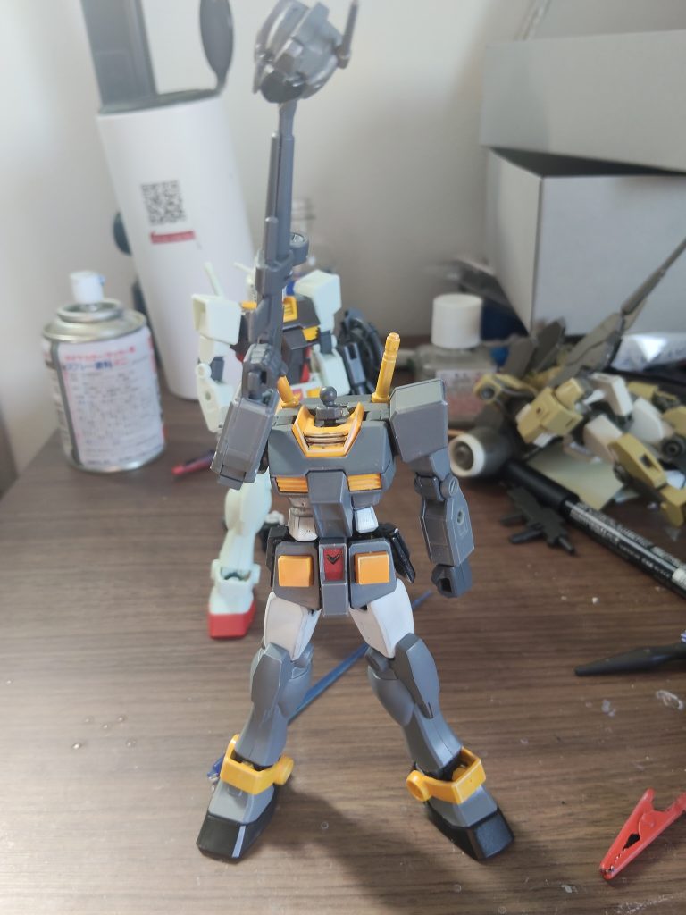 頭はイエローサブマリンで買った百式です&nbsp;