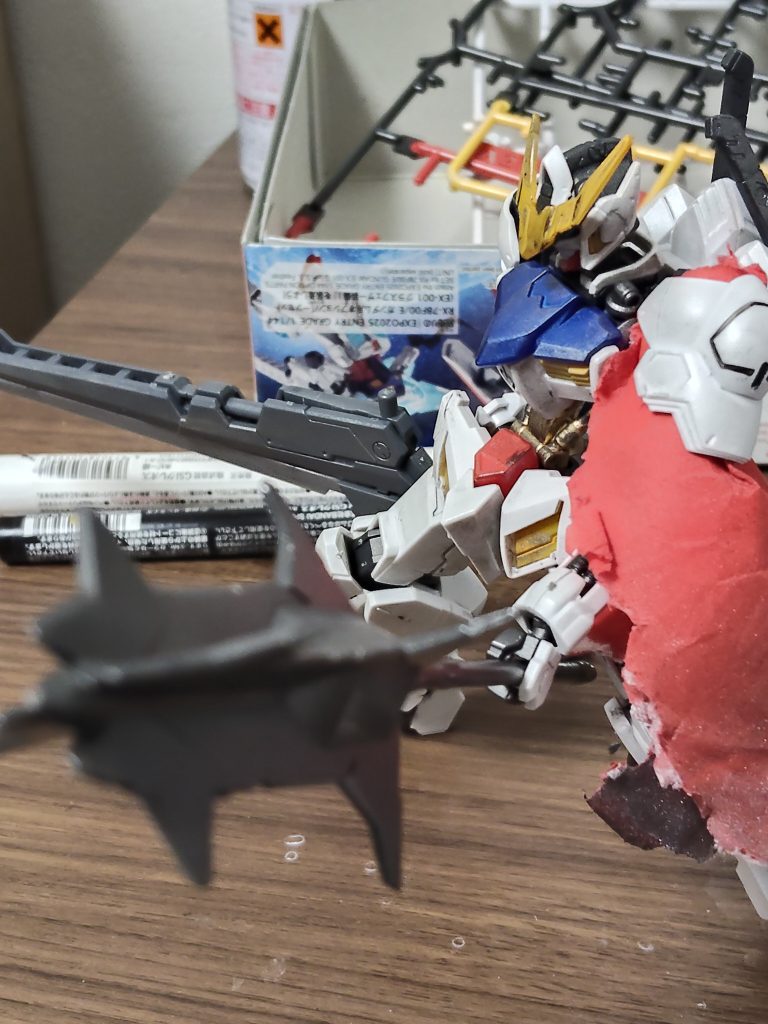 ポージング構えてる