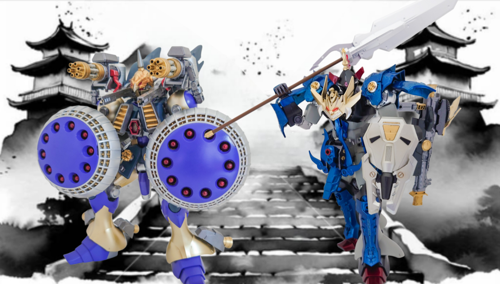 折角なので、以前MGギャンをベースに作成したギャンギャギャン改と並べて!最強の盾と最強の矛って感じです(gundam-kao6)MG ギャンギャギャン改|パイナップル少佐さんのガンプラ作品|GUNSTA(ガンスタ)