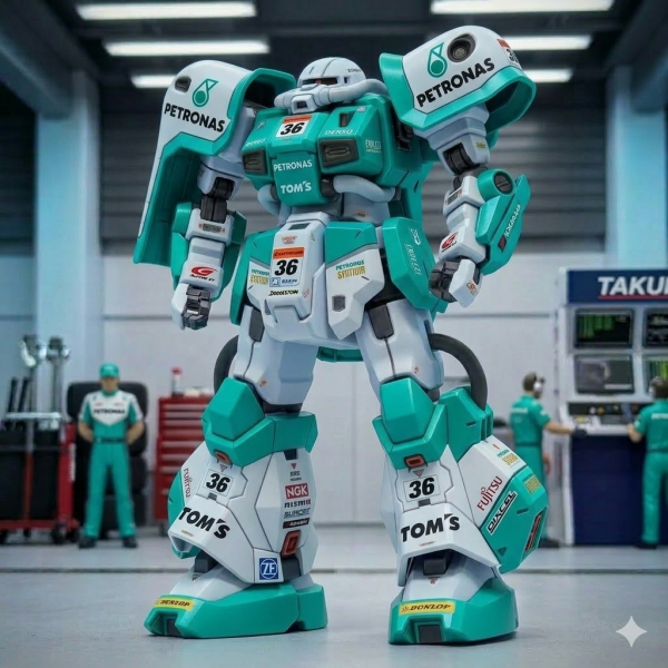 生成AIでシミュレートできちゃうのねじゃあもうパチ組でいっか？いやいや、それじゃあつまらんですよね、自分で作らないと(gundam-kao5)（4枚目）