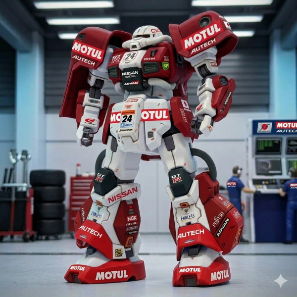 生成AIでシミュレートできちゃうのねじゃあもうパチ組でいっか？いやいや、それじゃあつまらんですよね、自分で作らないと(gundam-kao5)（2枚目）