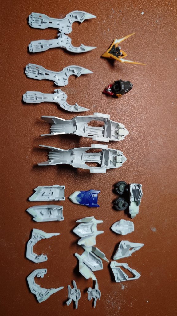 肉抜きが多かったので、埋めたのと、胸部を延長しました。