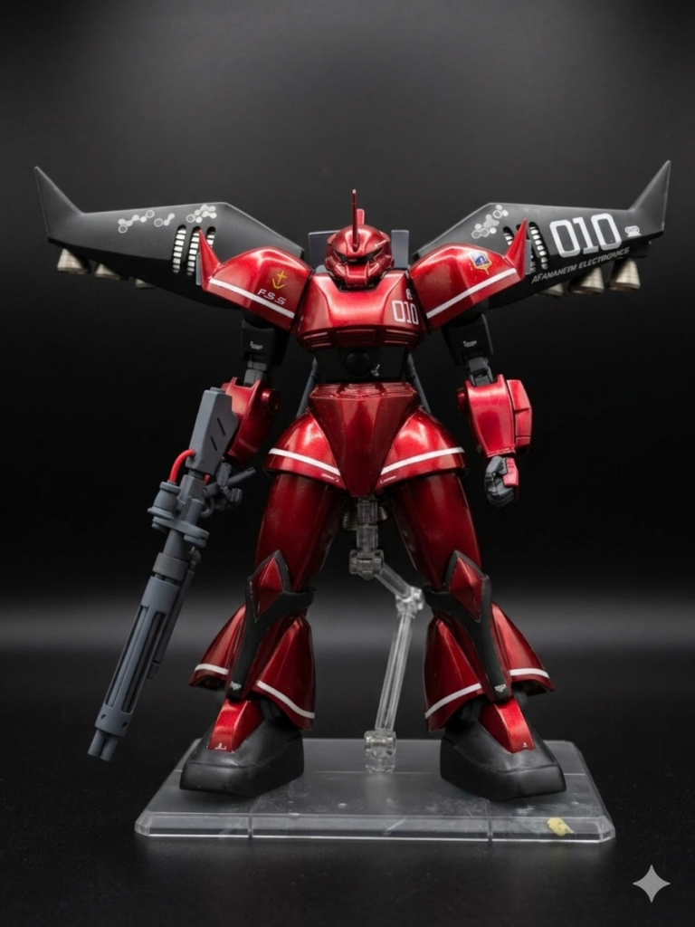 旧キット1/100改造　ゲルググ　ウェルティクス　テスタロッサ