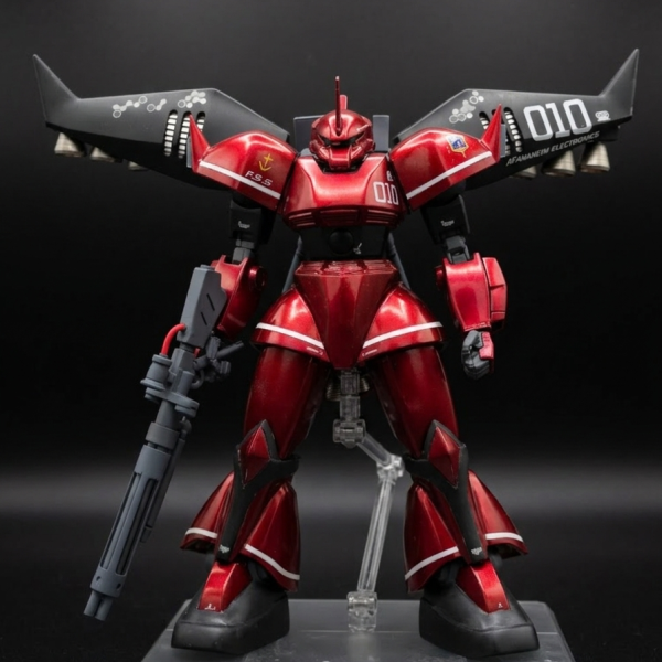 旧キット1/100改造　ゲルググ　ウェルティクス　テスタロッサ