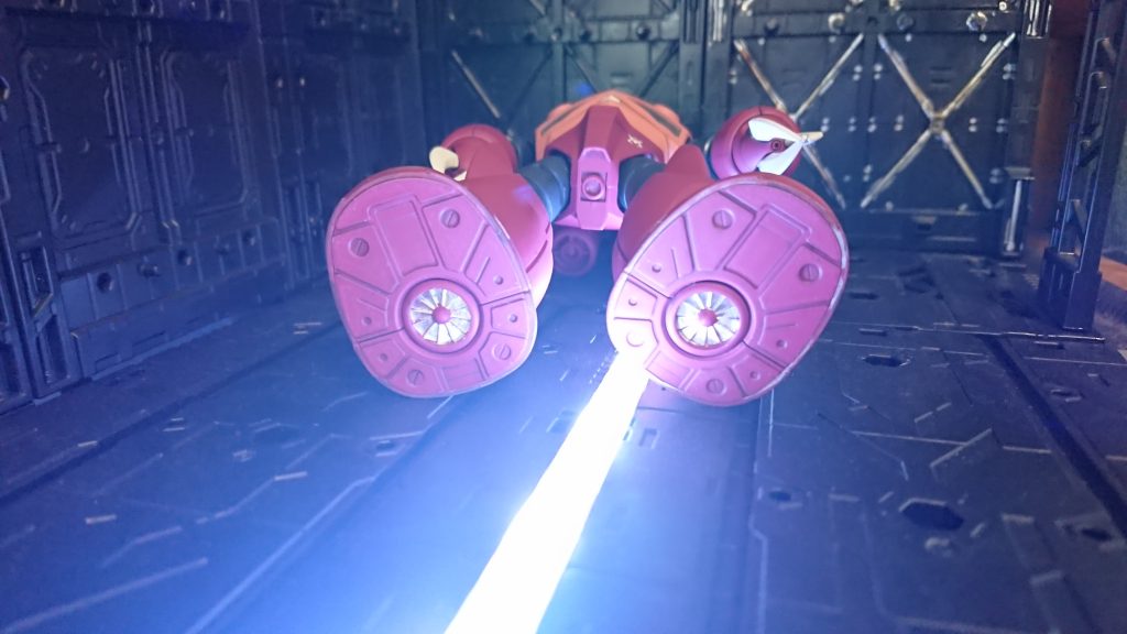 足裏は塗り忘れもあります(´；ω；｀)スクリュー部分は塗りました