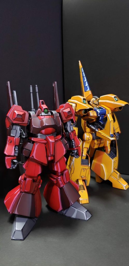 アニメ塗り並べるとテンションあがりますね。