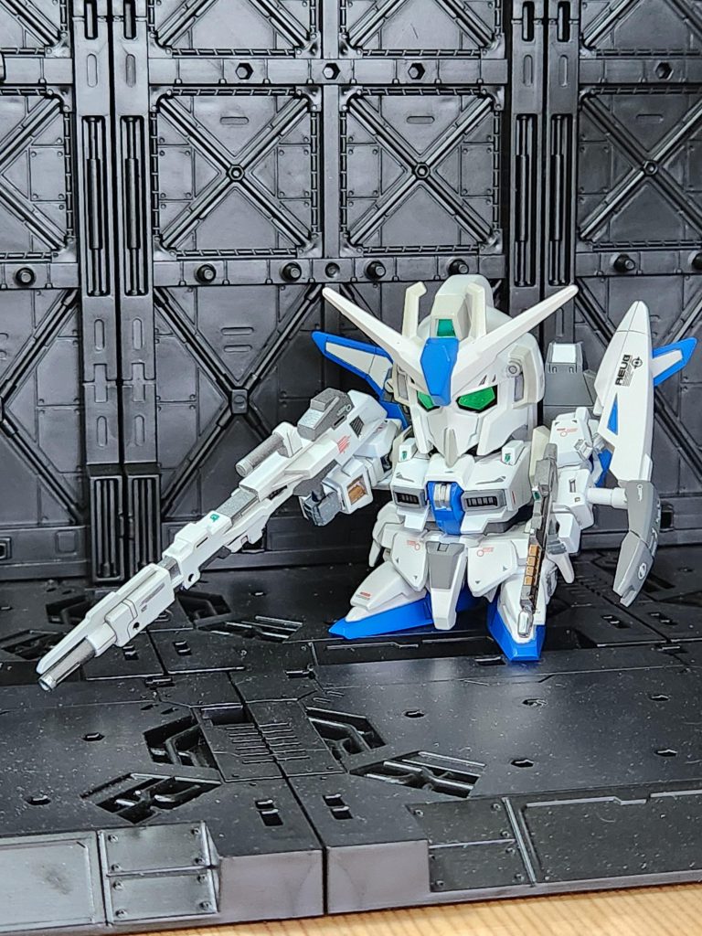 差し色は青にしてみました。