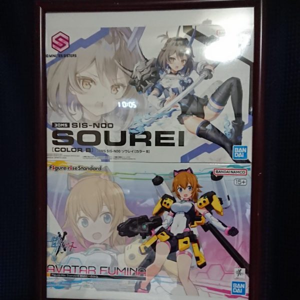 額に入れてみた