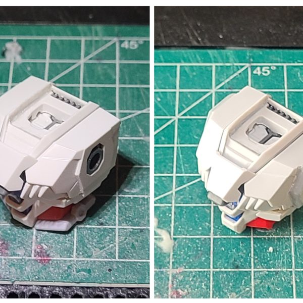 本編語りは抜きにして、ナラティブガンダムも好きな機体です。だが、何かがちがう！メガネ著 「友引前史」巻1「終末を越えて」序説第 3章より抜粋(;´д｀)早よ進めたまえ！キットを設定画に寄せる努力をしてみました。やり過ぎたところの再調整が必要ですね～汗（6枚目）