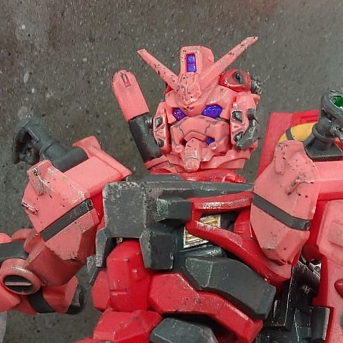 HG赤いガンダム（シュウジ搭乗機)